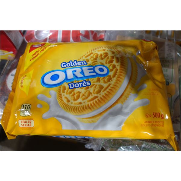 10 Packages of Golden Oreo's