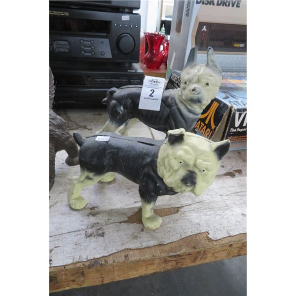 Cast Iron Bull Dog Door Stop (2)