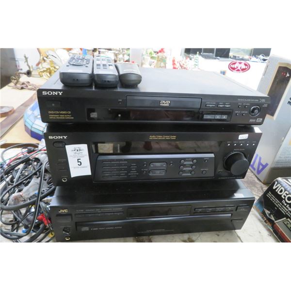 Sony & JVC Stereo, DVD Components (3)