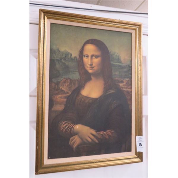 Framed Mona Lisa Print