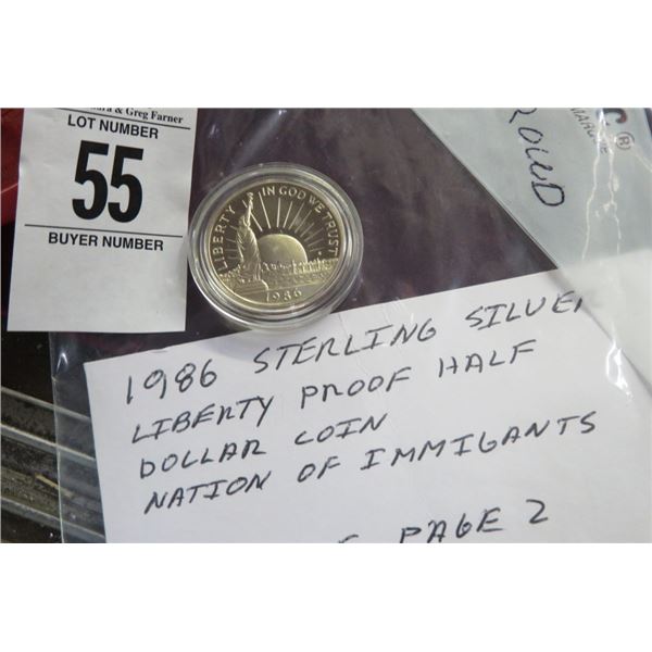 1966 Sterling Liberty Proof Half Dollar