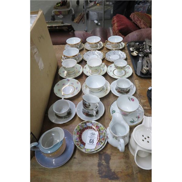 Lot of Asst. Japan/China Tea Cup Sets