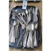 Image 1 : 2 Tray of Asst. Silverplate Flatware 2 x $