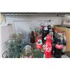 Image 3 : Shelf of Asst. Coca Cola Bottle/Décor, Box of Electrical