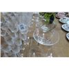 Image 2 : Large Lot of Glass Stemware & Glass Decanter Set