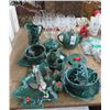 Image 1 : Lot of Lefton Christmas Dishware, Christmas Stemware &