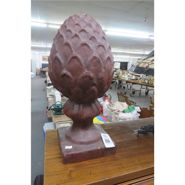 3 Plaster Large Pineapple Statues 3 x $