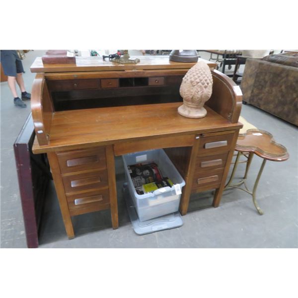 Oak Rolltop Desk