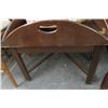 Image 3 : Mahogany 35" x 25" Drop Leaf Coffee Table