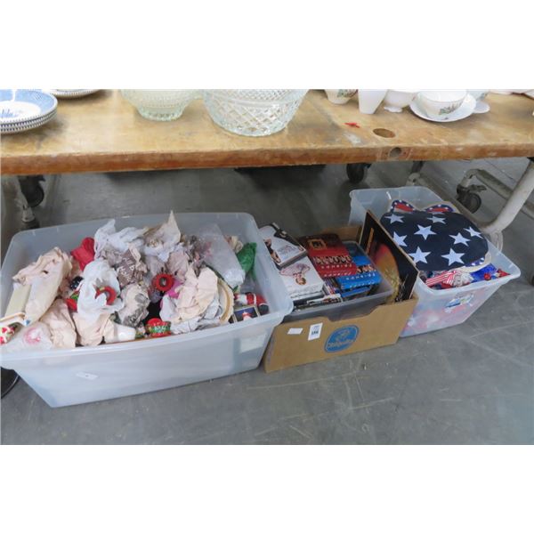 Lot of Holiday Décor & DVD's