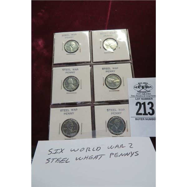 Steel WWII Pennies (6)