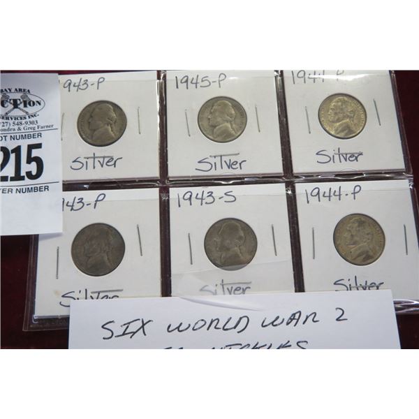 Silver WWII Nickles