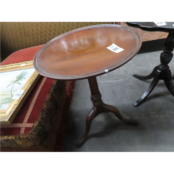 Mahogany Round Pedestal Table