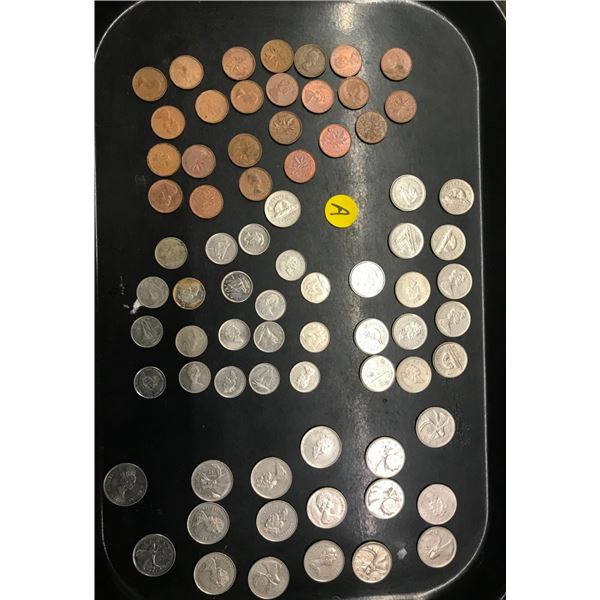 Lot of Canadian Coins 1970s -2000s