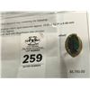 Image 5 : 18K YG Opal & Diamond Ring Opal Weight 11.30 CT 70 Round