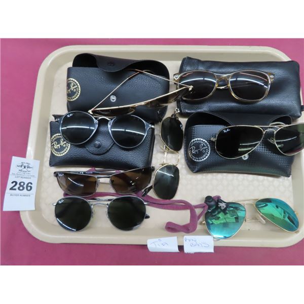 8-Ray Ban Sunglasses - 8 X $