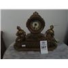 Image 1 : Cast Figural Desk Clock