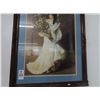 Image 2 : Ornately Framed Picture of Woman w/Flowers 25" x 30"