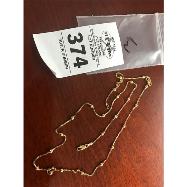 14K 5g Gold Necklace