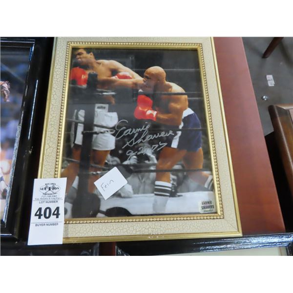 Earnie Shavers Autographed Photo