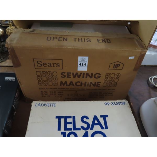 Sears Sewing Machine & CB Transceiver