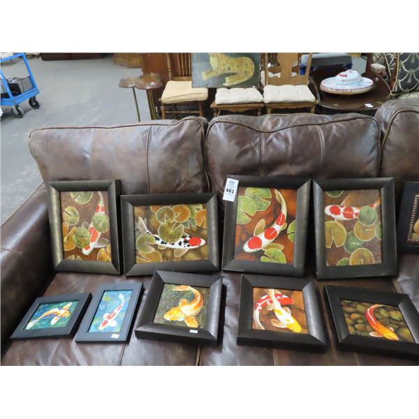 Framed Small Koi Fish Art (9)