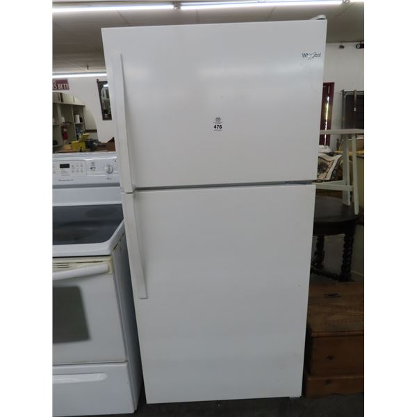 Whirlpool White Ref/Freezer