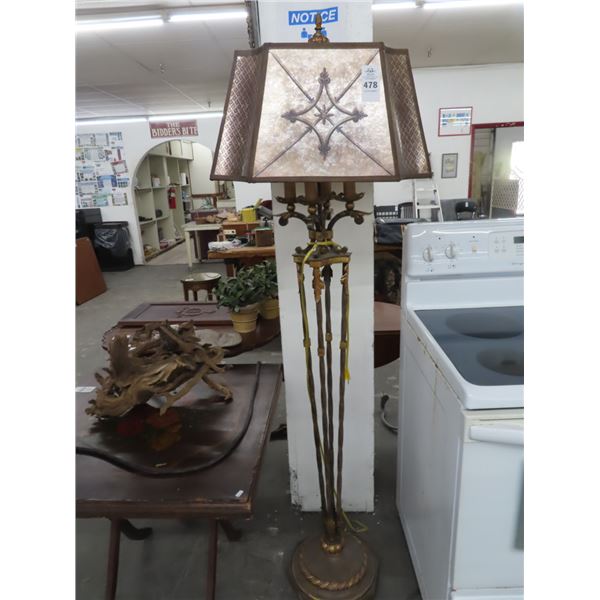 Ornate Iron Floor Lamp