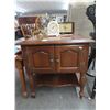 Image 1 : Mahogany 2 Door Cabinet Table