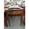 Image 1 : Mahogany 1 Drawer Drop Leaf Table