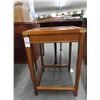 Image 1 : Mahogany Brass Trim Side Table
