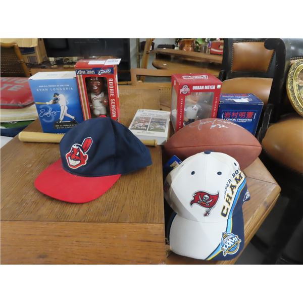 Asst. Sports Memorabilia & Autographed Football