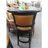 Image 3 : Leather /Mocha Swivel Stools (4)