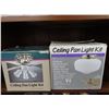 Image 1 : Ceiling Fan Light Kit & Security Light (4)