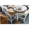 Image 1 : Formica Round Table w/4 Stools
