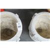 Image 2 : 2-Cement Planters - 2 X $