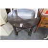 Image 1 : Dark Oak Round Table (Scratched)