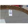 Image 2 : Framed Oval Mirror - 33" x 20" - No Shipping