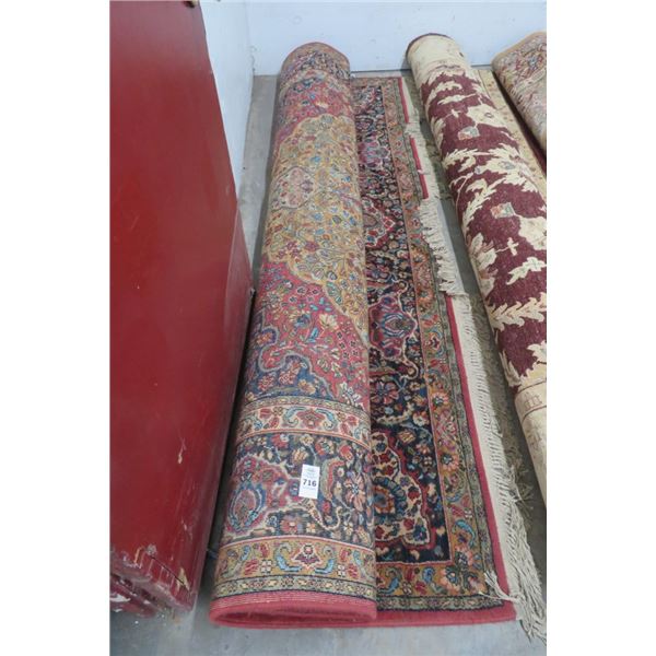 Approx. 9' x 12' Red Oriental Area Rug