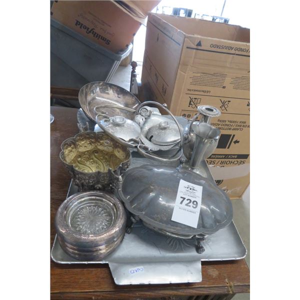 Aluminum & Silverplate Dining Accessories