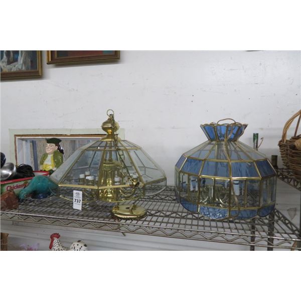 Glass Hanging Lamps (2)