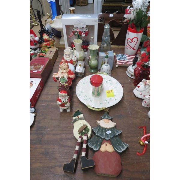 Asst Christmas Figurines & Decor