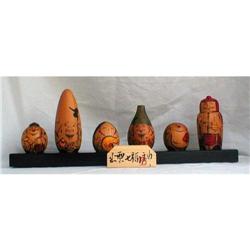 KOKESHI DOLLS 6 PIECE SET 14.5 Length #2278584