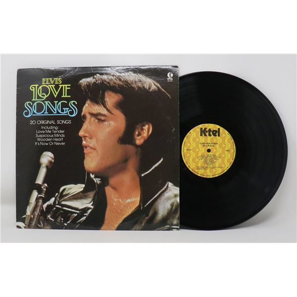 ELVIS LOVE SONGS K-TEL 1980 NC524