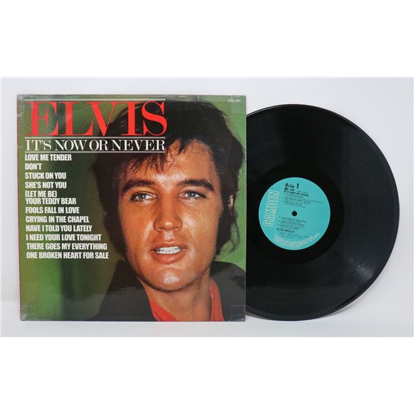 ELVIS IT'S NOW OR NEVER 1981 CDS 1203