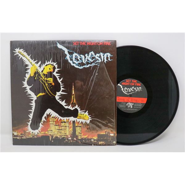 SET THE NIGHT ON FIRE ACDC 1980 TX 1000