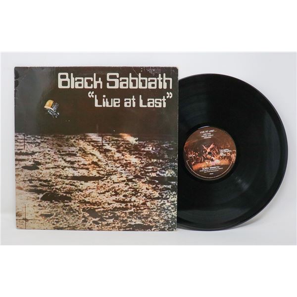 BLACK SABBATH LIVE AT LAST 1980 BS 001