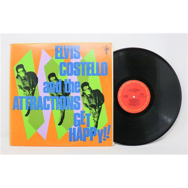 ELVIS COSTELLO & THE ATTRACTIONS GET HAPPY! 1980