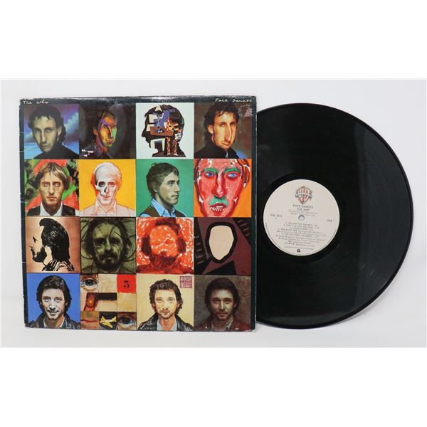 FACE DANCES THE WHO 1981 XHS 3516