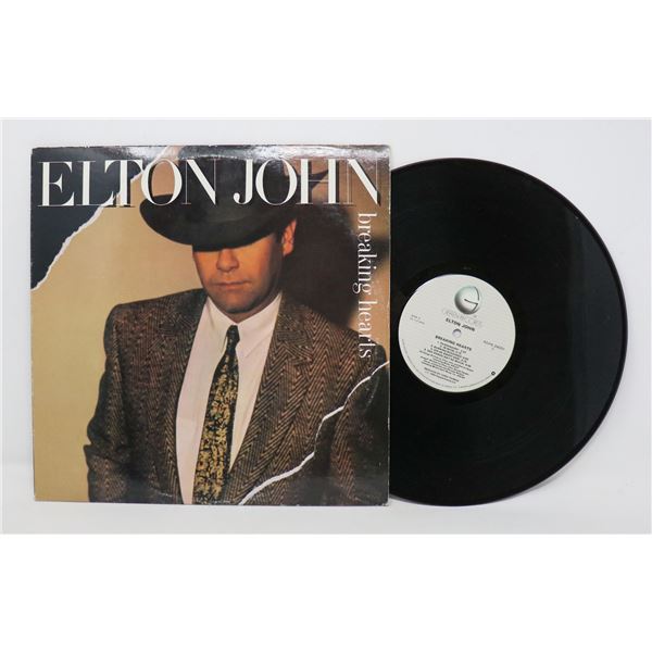 BREAKING HEARTS ELTON JOHN 1984 HGHS 24031